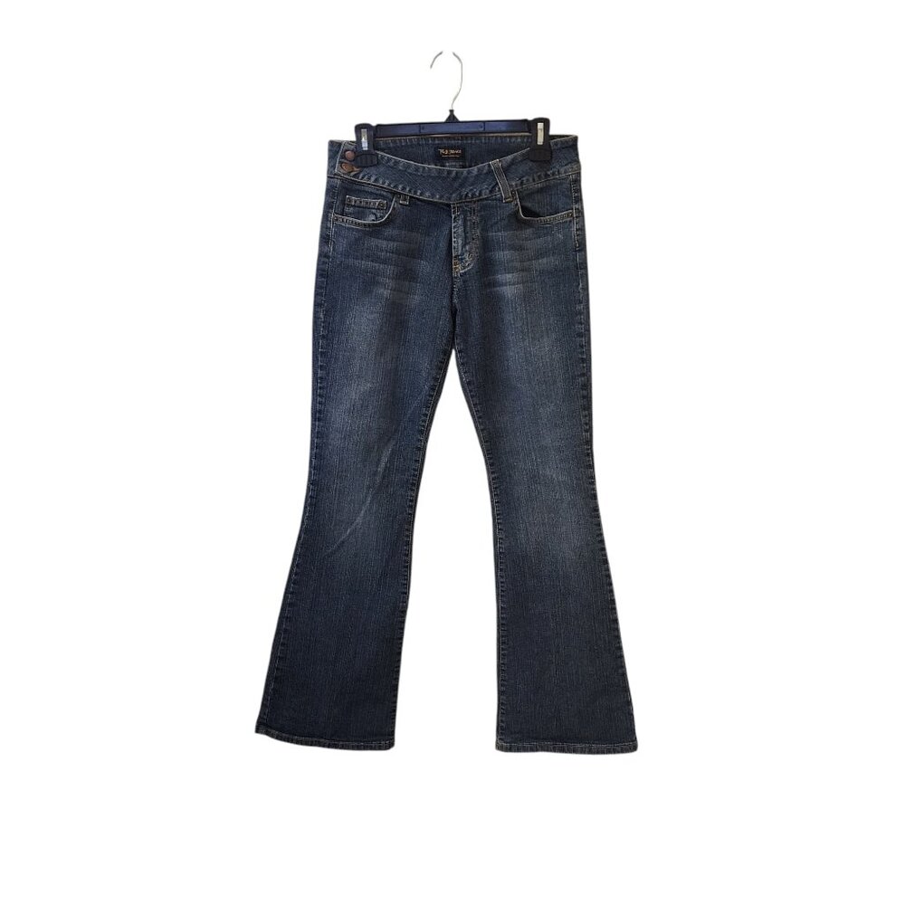 Truck Jeans Vintage 90s y2k 2000s Flare Legs Jeans Size 11 Low Rise
